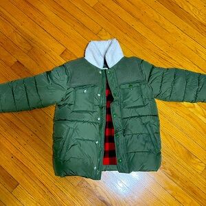 Boys- Military Green Winter Jacket